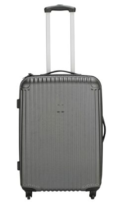 IT Luggage Hard 4 Wheel Medium Suitcase - Grey.